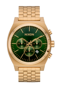 Time Teller Chrono - Gold / Grüner Sonnenstrahl View 1