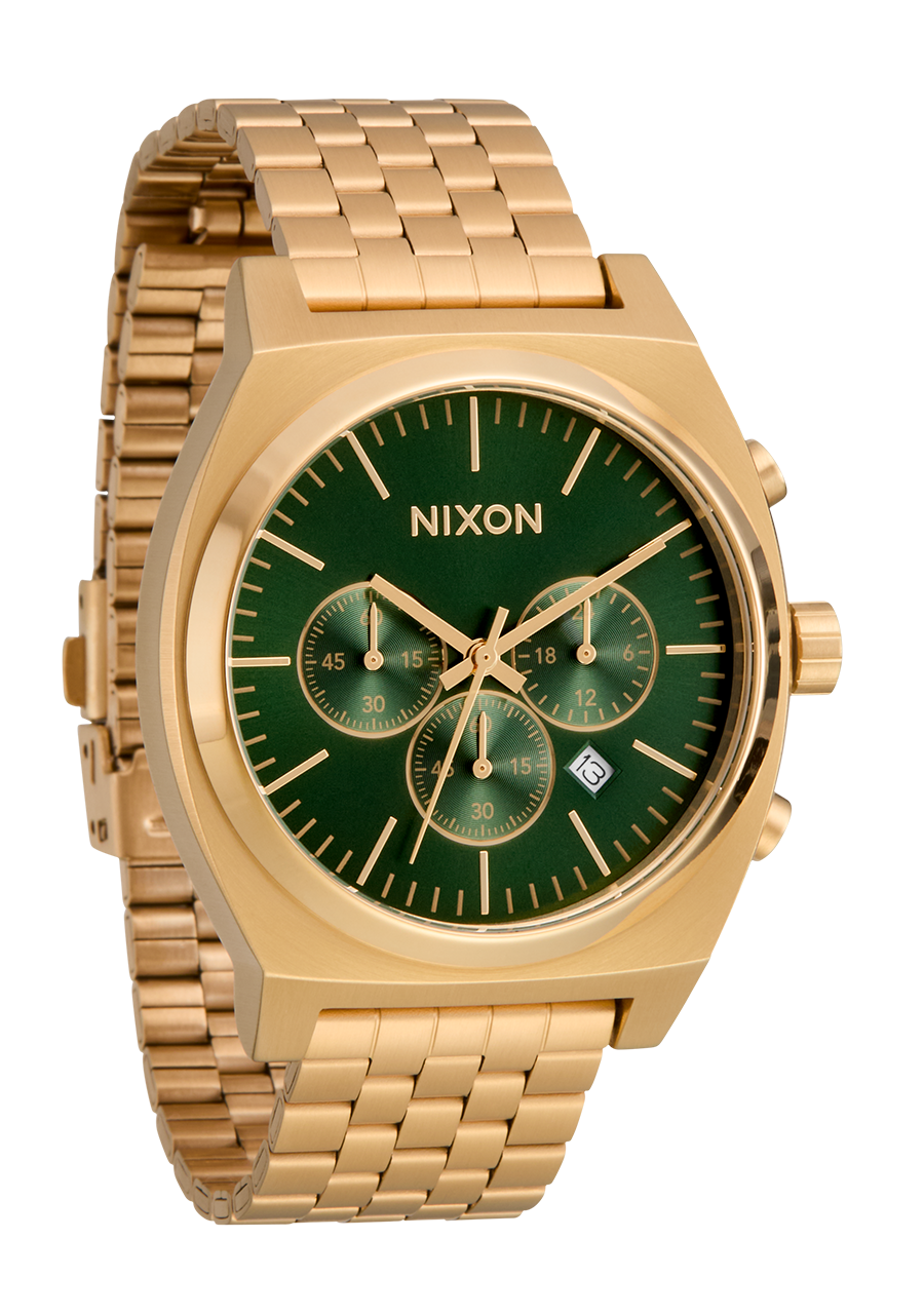 Time Teller Chrono - Gold / Grüner Sonnenstrahl View 2