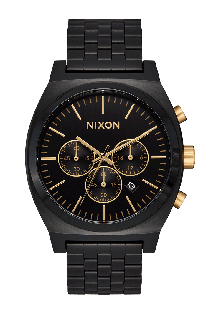Time Teller Chrono - Schwarz / Schwarz / Gold