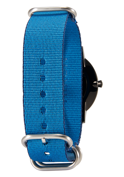 20mm Nylon #TIDE One Piece Band - Marineblau / Blau View 5