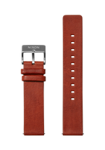 23 mm Armband aus pflanzlich gegerbtem Leder – Cognac