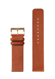 23mm Veg Tanned Leather Band - Sattel