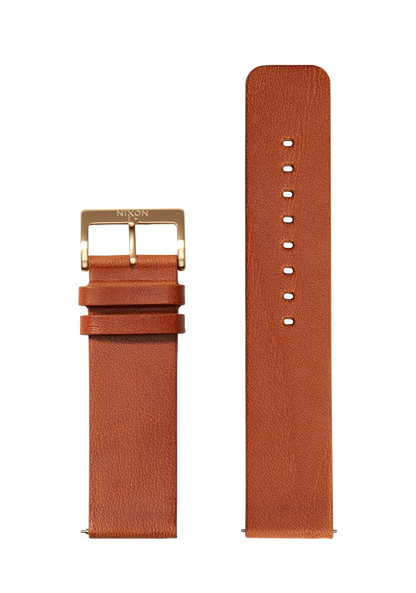 23mm Veg Tanned Leather Band - Sattel View 1