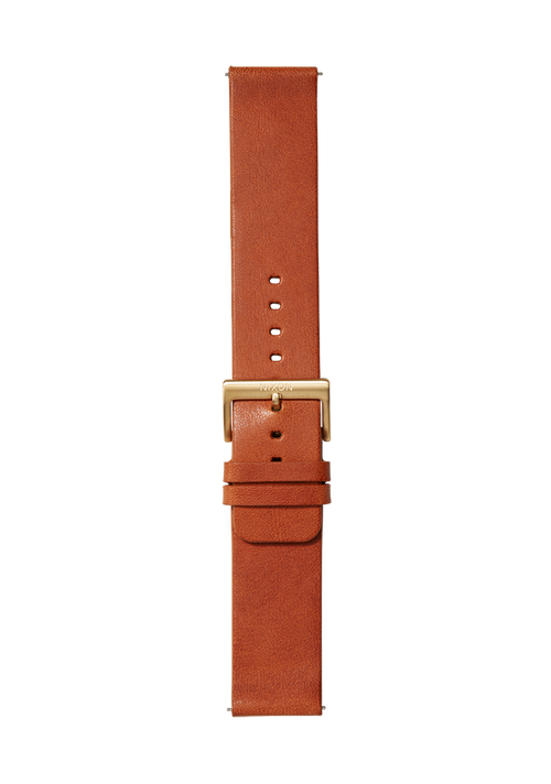 23mm Veg Tanned Leather Band - Sattel