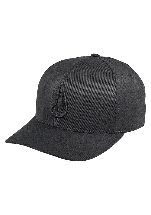 Deep Down Flexfit Athletic Fit Cap - Purpurschwarz