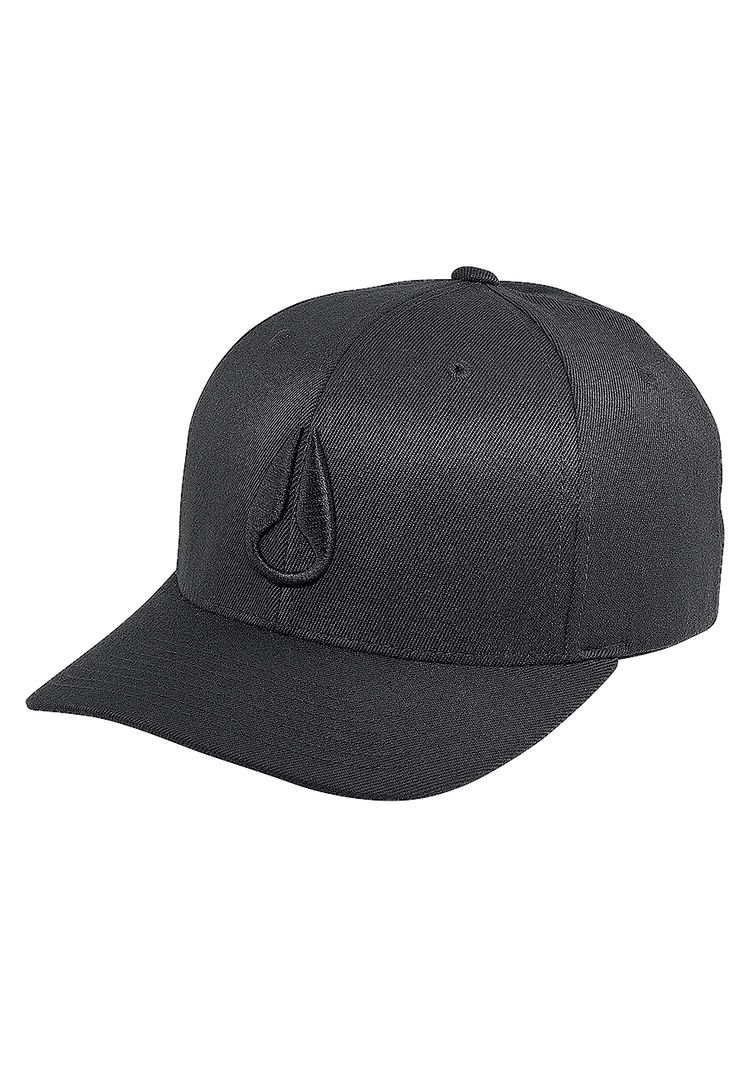 Deep Down Flexfit Athletic Fit Mütze - Ganz Schwarz