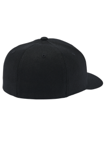 Deep Down Flexfit Athletic Fit Cap - Schwarz / Rot View 2