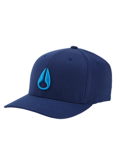 Deep Down Flexfit Athletic Fit Cap - Marineblau