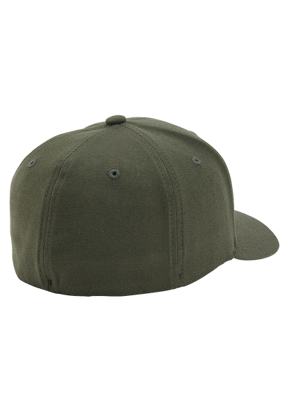 Deep Down Flexfit Athletic Fit Cap - Olive View 2