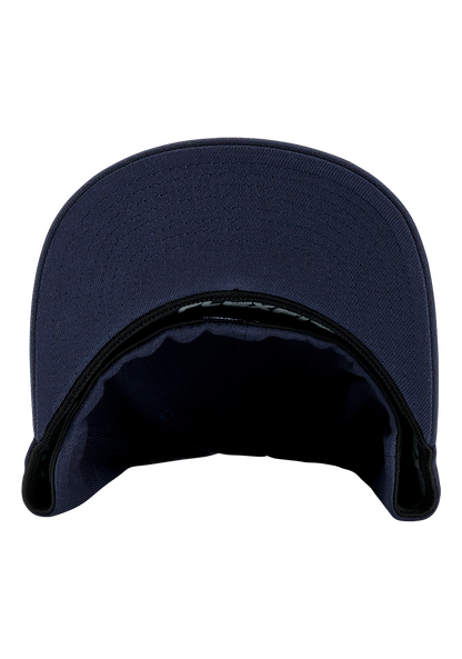 Deep Down Flexfit Athletic Fit Cap - Purpur-Marineblau View 4