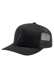 Iconed Trucker Hat - Schwarz / Schwarz View 1