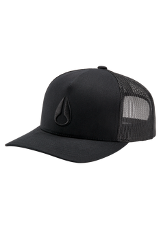 Iconed Trucker Hat - Schwarz / Schwarz