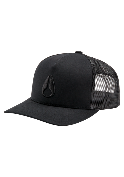 Iconed Trucker Hat - Schwarz / Schwarz View 1