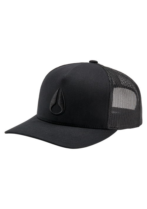 Iconed Trucker Hat - Schwarz / Schwarz