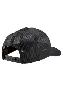 Iconed Trucker Hat - Schwarz / Schwarz View 2