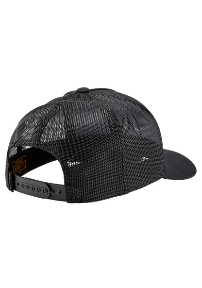 Iconed Trucker Hat - Schwarz / Schwarz View 2