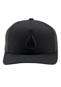 Iconed Trucker Hat - Schwarz / Schwarz View 3