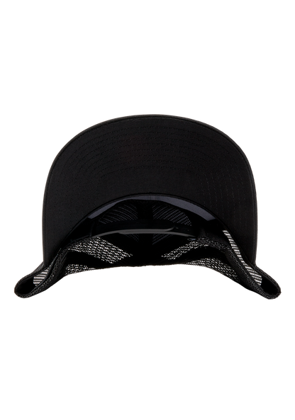 Iconed Trucker Hat - Schwarz / Schwarz View 4