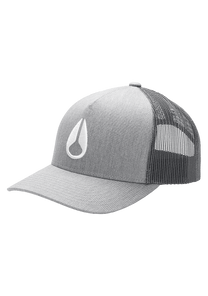 Iconed Trucker Hat - Heidekraut Grau View 1