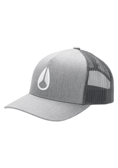 Iconed Trucker Hat - Heidekraut Grau