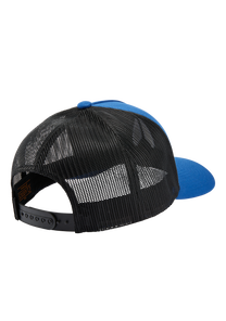 Trucker-Mütze mit Symbol - Royalblau / Schwarz View 2