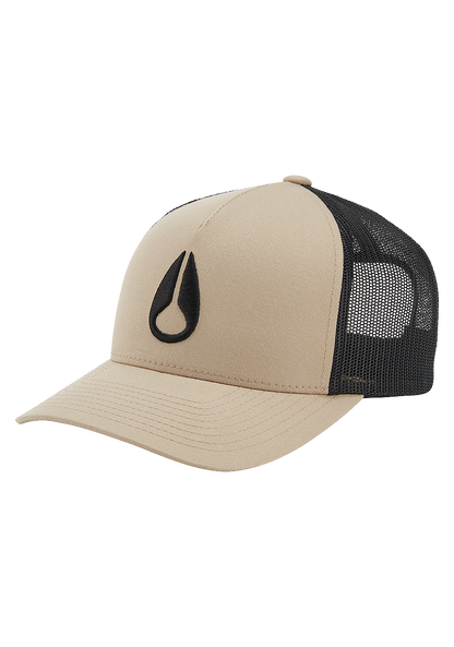 Iconed Trucker Hat - Khaki / Schwarz View 1