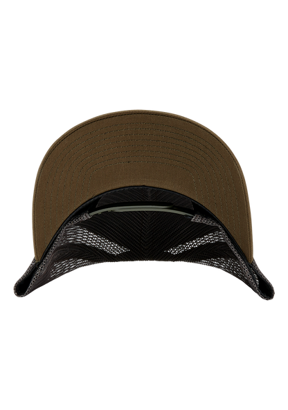 Iconed Trucker Hat - Dunkel-Olivgrün View 4