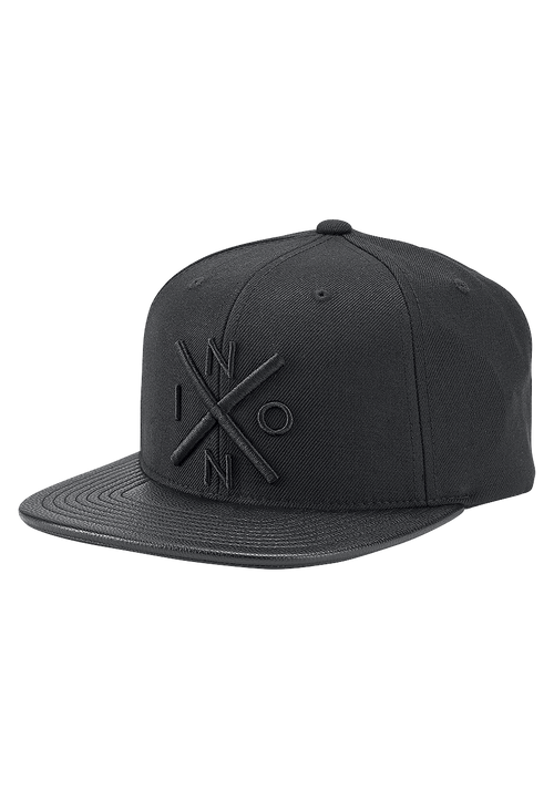 Exchange Snapback Cap - Purpurschwarz / Schwarz