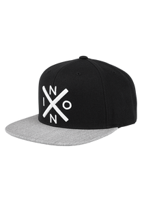 Exchange Snapback Cap - Schwarz / Heidekraut Grau View 1