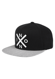 Exchange Snapback Cap - Schwarz / Heidekraut Grau