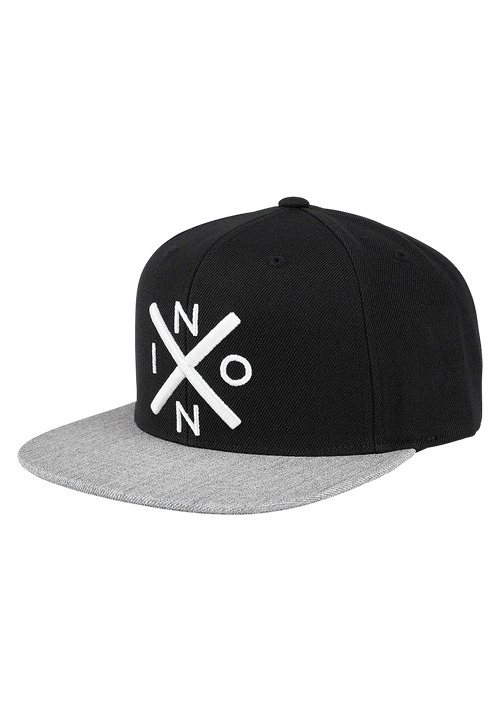 Exchange Snapback Cap - Schwarz / Heidekraut Grau