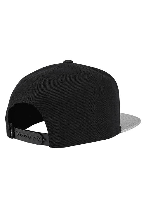 Exchange Snapback Cap - Schwarz / Heidekraut Grau