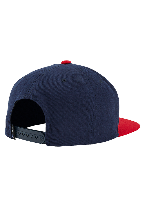 Exchange Snapback Cap - Marineblau / Rot
