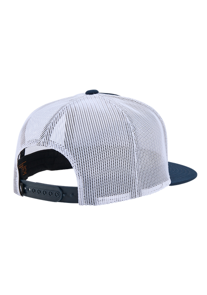 Team Trucker Hat - Mitternachtsblau / Dunkelgelb View 2