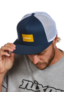 Team Trucker Hat - Mitternachtsblau / Dunkelgelb View 6
