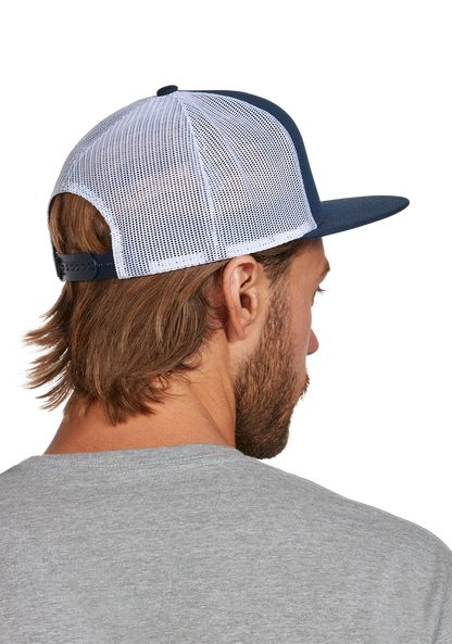 Team Trucker Hat - Mitternachtsblau / Dunkelgelb View 7