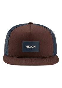 Team Trucker Hat - Marineblau / Braun View 3