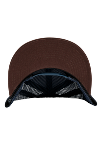Team Trucker Hat - Marineblau / Braun View 4