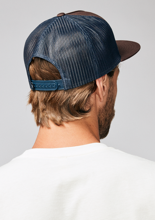 Team Trucker Hat - Marineblau / Braun