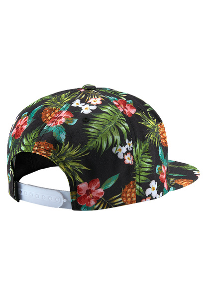 Tropics Cap mit Druckknopf - Schwarz / Mehrfarbig View 2