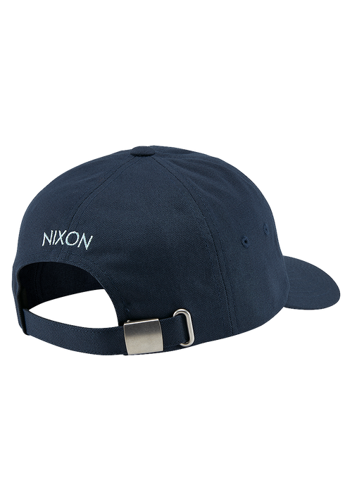 Prep strapback cap - Navy / Turquoise