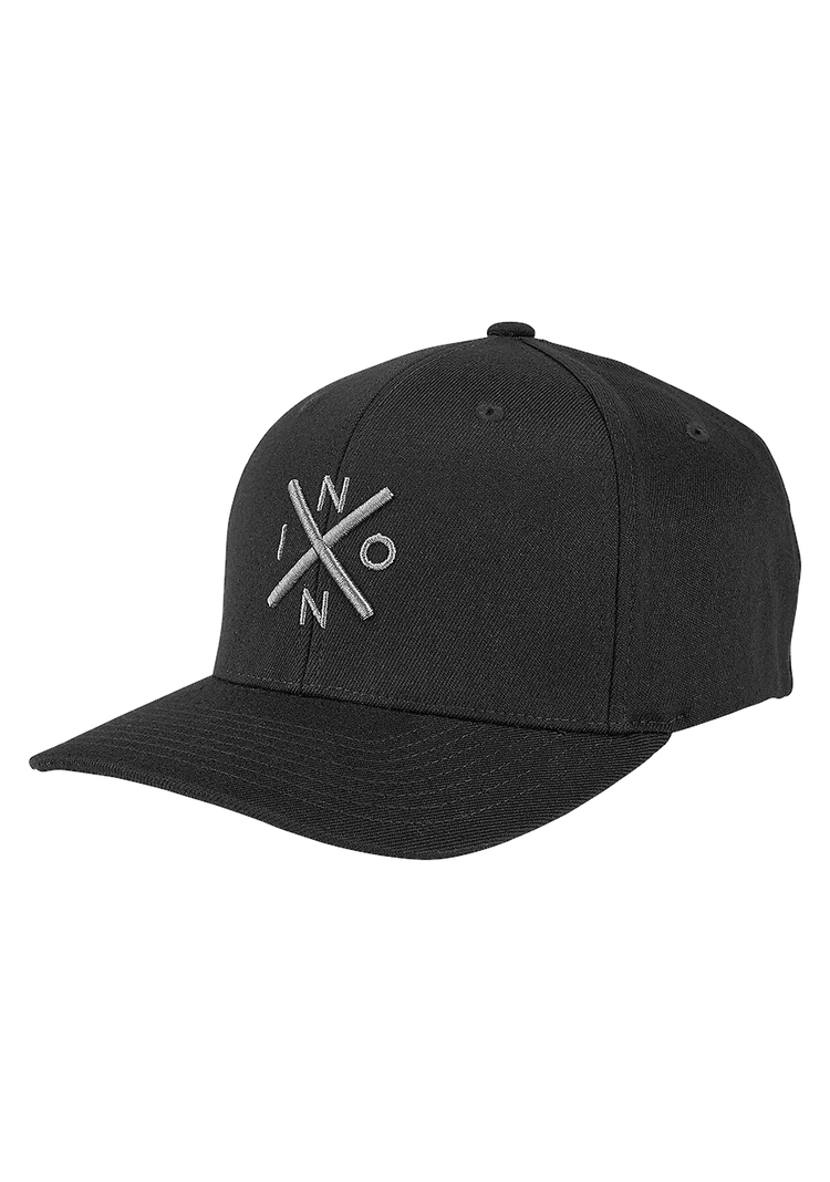 Exchange Flexfit-Mütze – Schwarz / Anthrazit