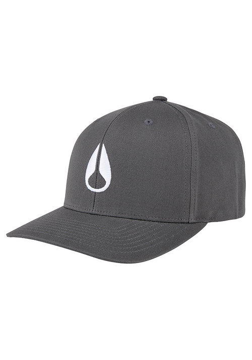 Wings Snapback Cap - Charcoal / White