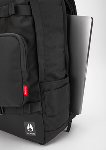 Smith Rucksack – Komplett schwarzes Nylon View 4