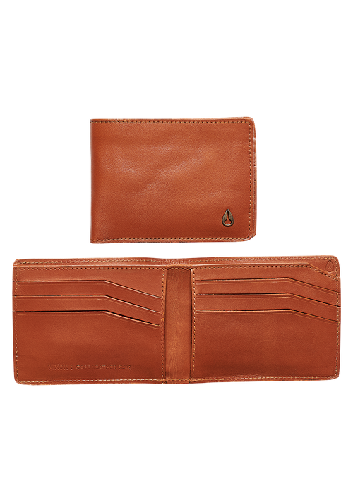 Cape Leather Slim Wallet - Saddle