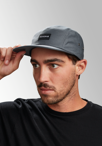 Miguel Cap mit verstellbarem Riemen - Grau View 5