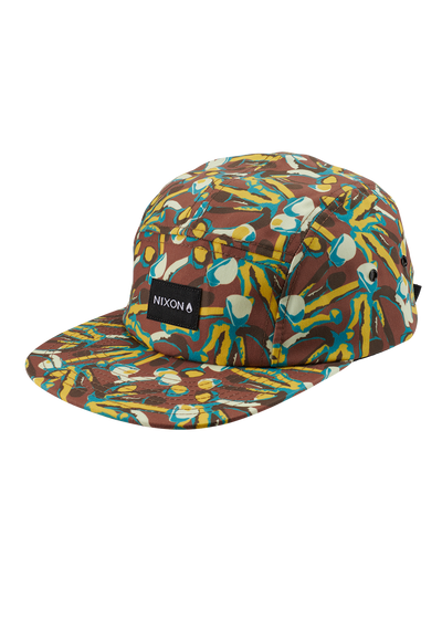 Mikey 5-Panel-Mütze - Braun / Mehrfarbig