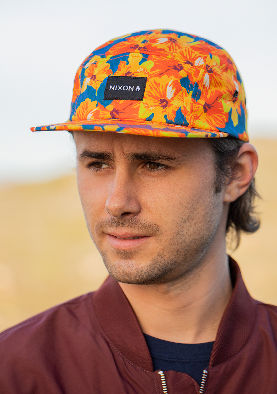 Mikey 5-Panel-Mütze - Orange / Mehrfarbig