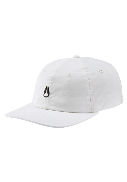 Agent Strapback Cap - White / Black