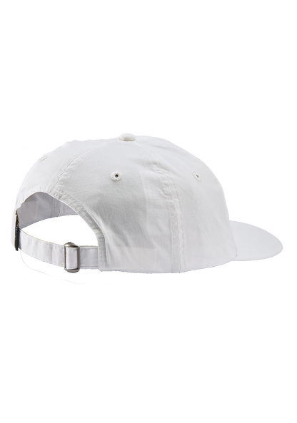 Agent Strapback Cap - White / Black View 2